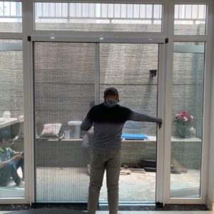 Cửa lưới hệ xếp xích cao cấp 4.0