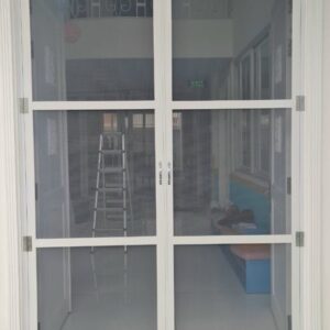 Cửa lưới chống muỗi inox dạng 2 cánh