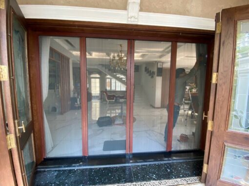 Cửa lưới hệ xích cánh nối