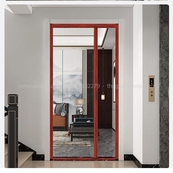 Cửa Lưới Chống Muỗi Dạng Xếp Có Ray Trượt