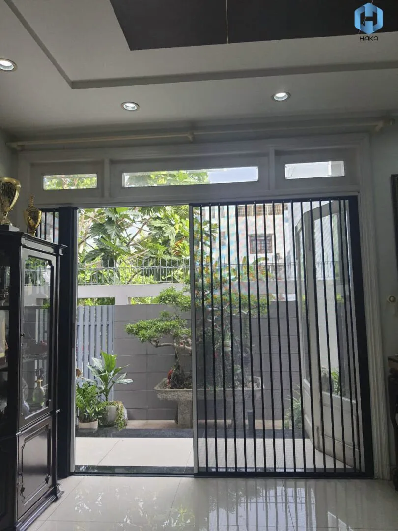 Báo giá Cửa xếp lá nhôm chống muỗi cao cấp tại Haka
