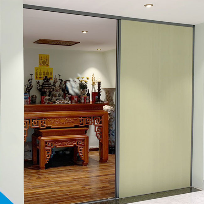 Vách ngăn tổ ong cho phòng thờ giúp tối ưu không gian sống