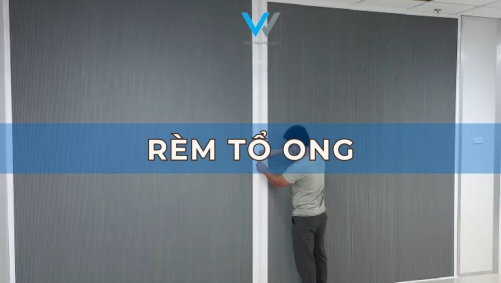 thi công rèm tổ ong và vách ngăn lạnh điều hòa