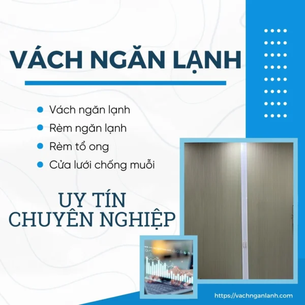 Vách ngăn lạnh rèm cửa