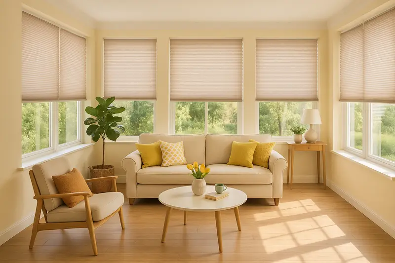 rèm tổ ong sạch đẹp giúp giữ form và tăng tuổi thọ