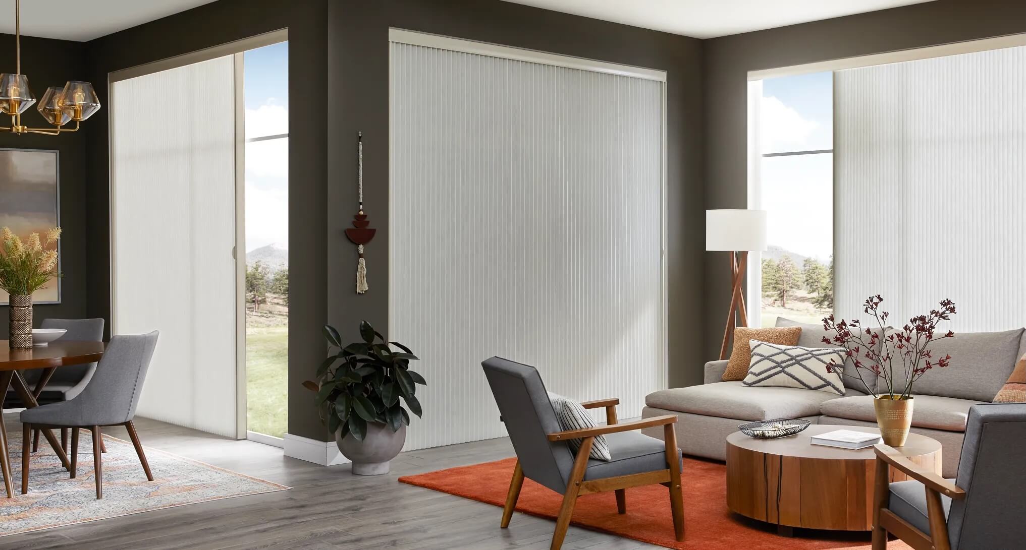 Rèm tổ ong kéo ngang cho cửa lùa