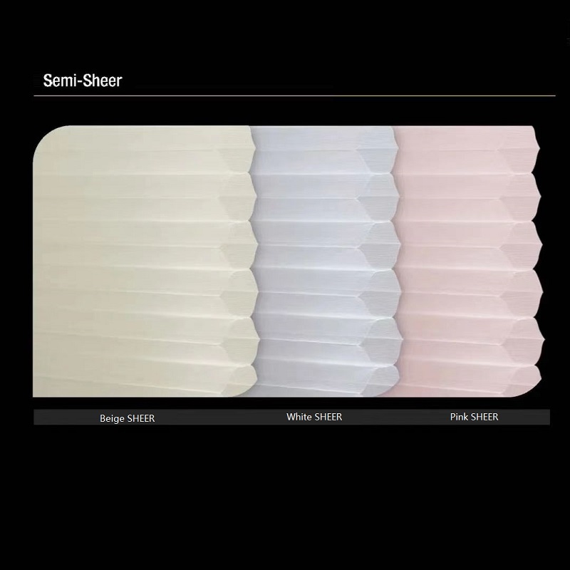 Vật liệu vải tổ ong cho rèm tổ ong kéo ngang và các mức lọc sáng