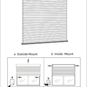rèm tổ ong cho cửa chính