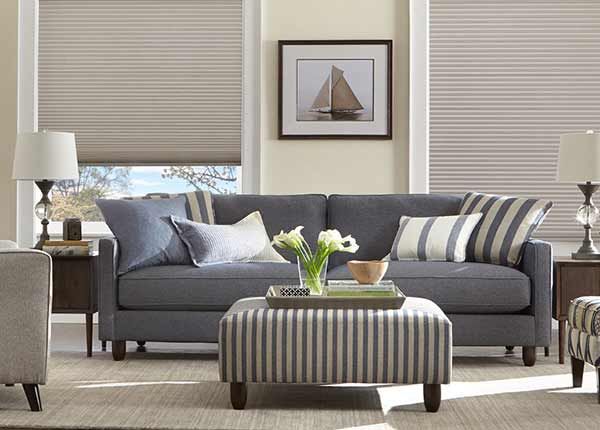 rèm tổ ong phòng khách