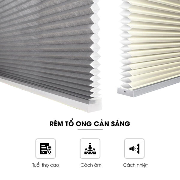 Cấu tạo rèm tổ ong