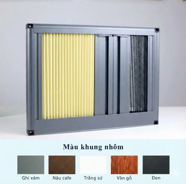 Rèm tổ ong hệ ray