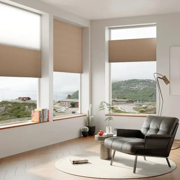 Rèm tổ ong phòng khách 