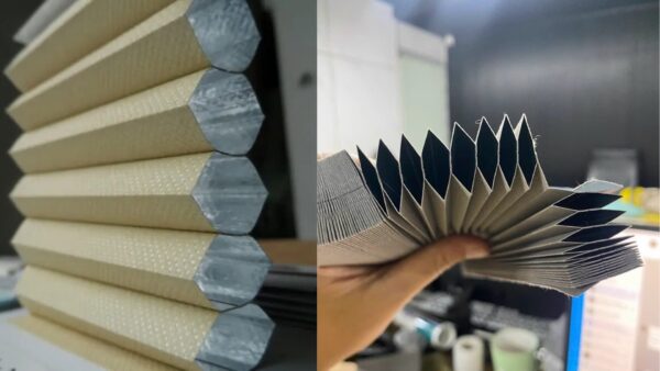 Lớp vải và khoang khí dạng tổ ong