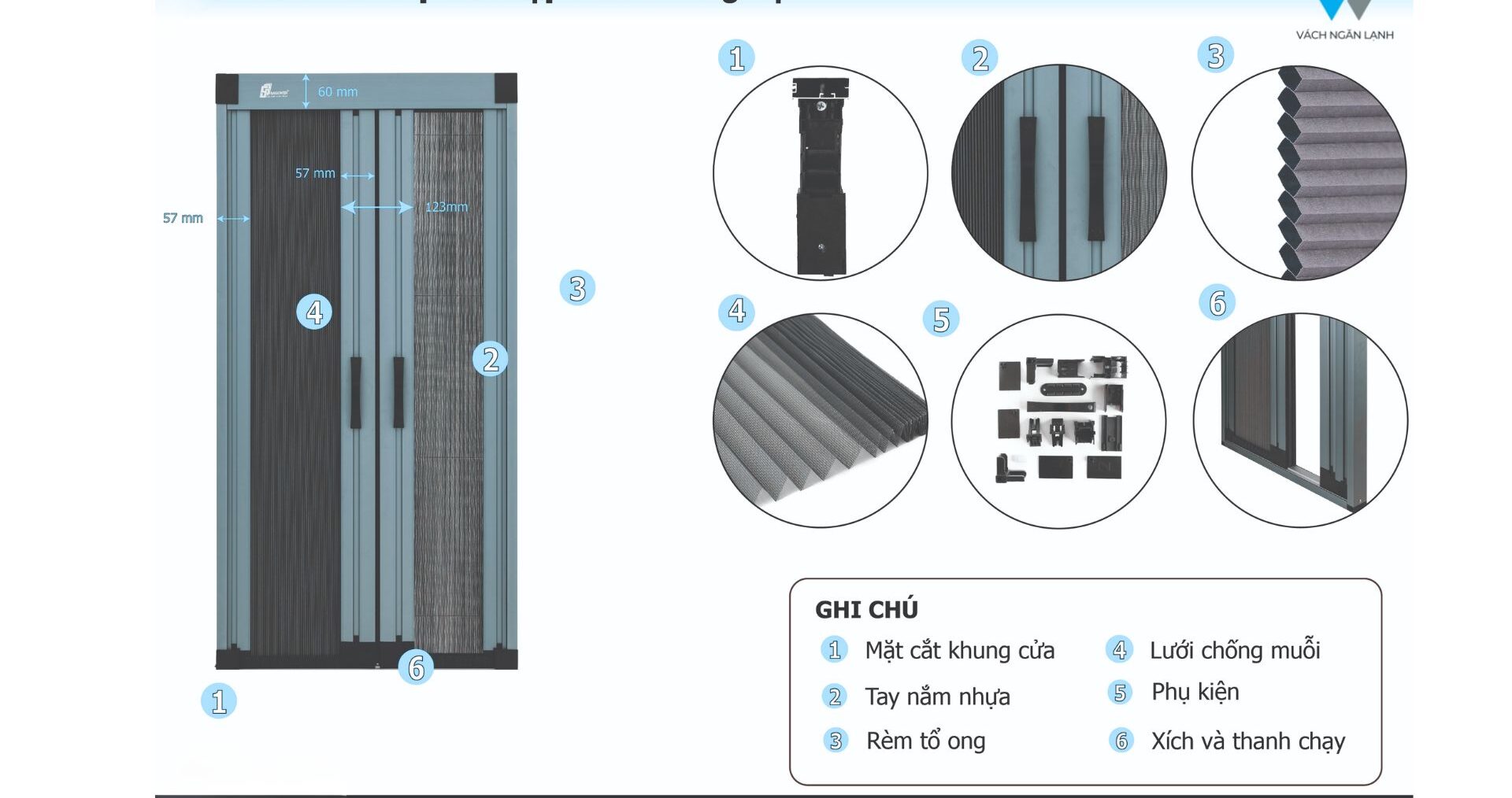 Rèm tổ ong hệ 45 cho cửa kính lớn: Giải pháp cao cấp cho dự án 4 rèm tổ ong cho cửa kính lớn hệ 45 giúp cản nắng và giữ nhiệt