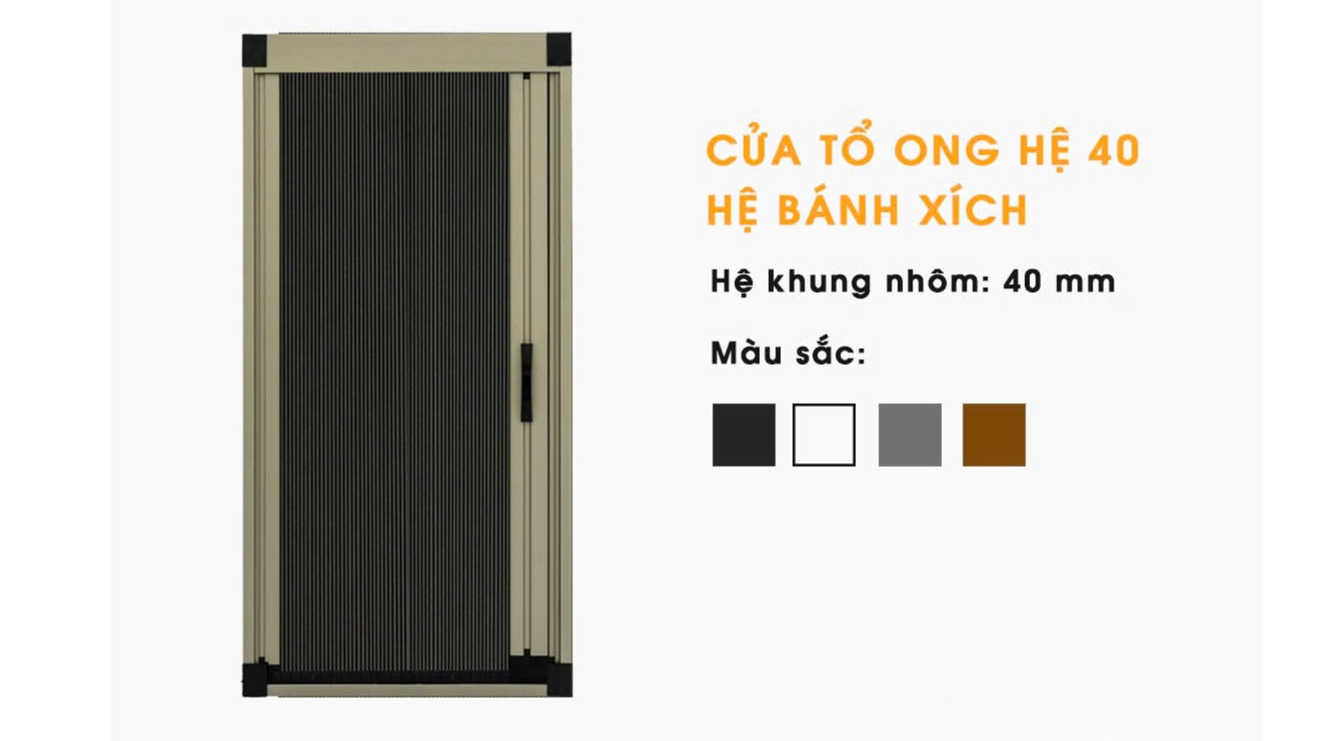 Rèm tổ ong hệ 40