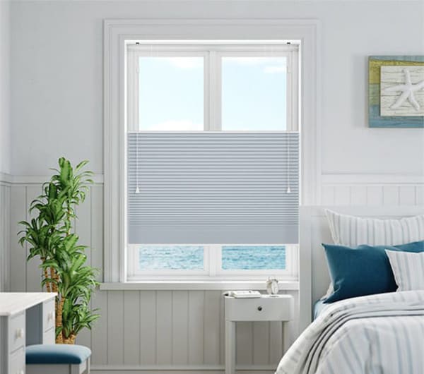 rèm tổ ong blackout 100% minh họa lắp cửa sổ