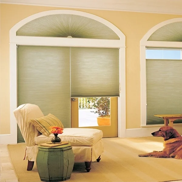 Rèm Tổ Ong Vòm Đẹp – Giải Pháp Hoàn Hảo Cho Cửa Thiết Kế Đặc Biệt 2 Rèm tổ ong cửa vòm