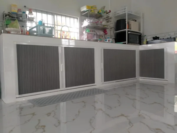 rèm tổ ong tủ bếp