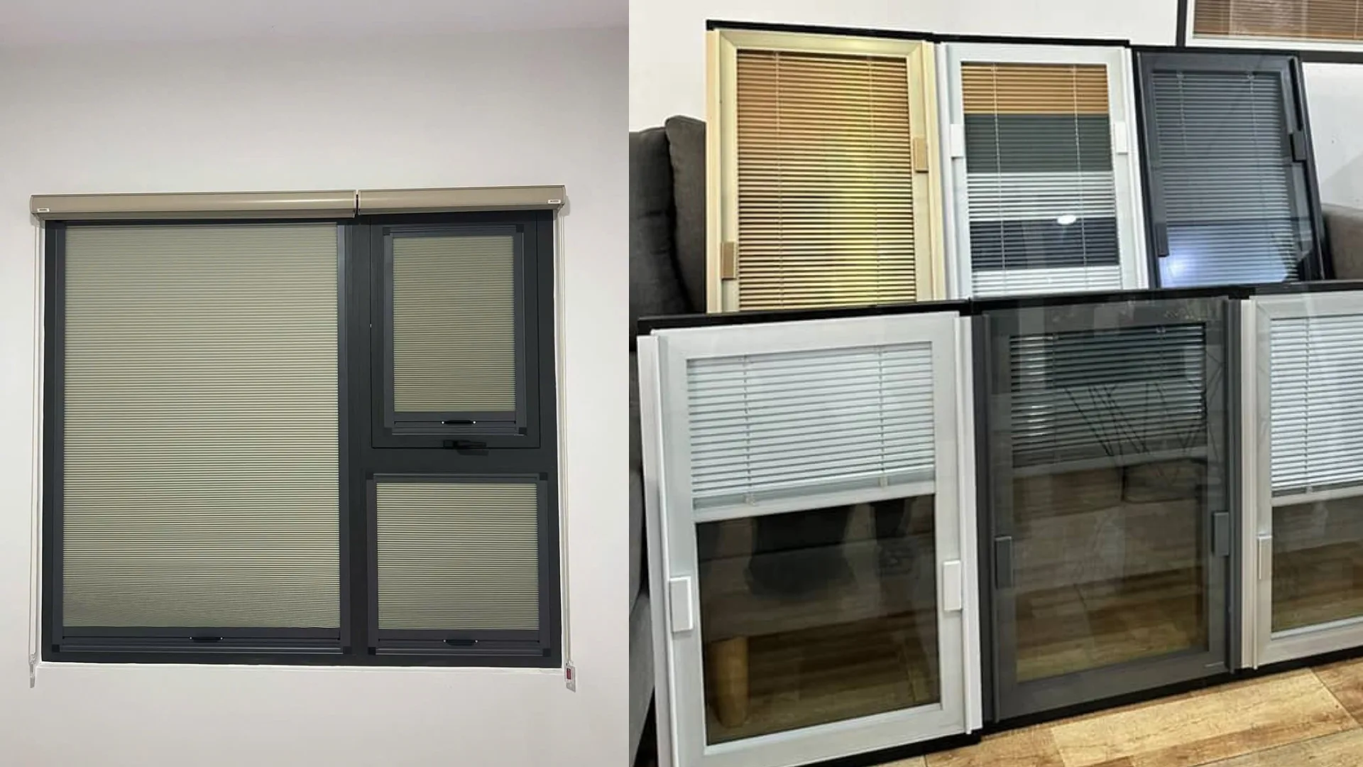 Mẫu rèm tổ ong hệ 28 Mẫu rèm tổ ong khung đơn hệ 28 hiện đại